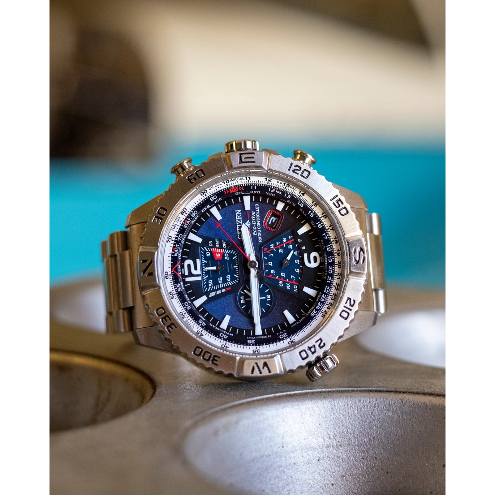 Reloj Citizen Promaster Navihawk A-T Cronómetraje Atómico AT8220-55L | Elegancia relojería
